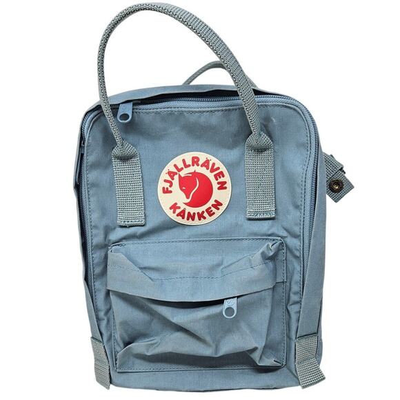 Fjallraven Kanken Mini Classic Backpack Light Blue School Travel Gorpcore Casual - Picture 1 of 4
